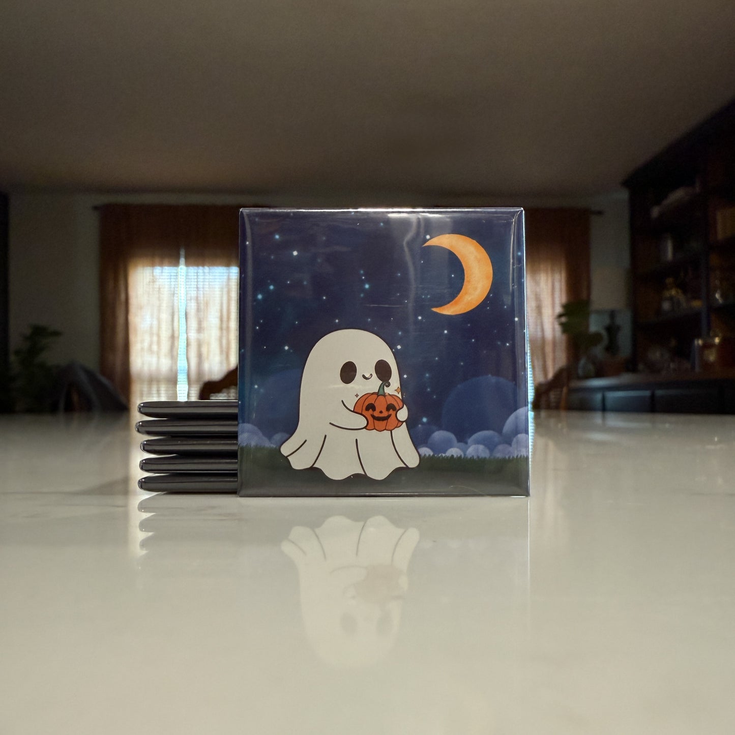 Cute Little Ghosts Magnet Set