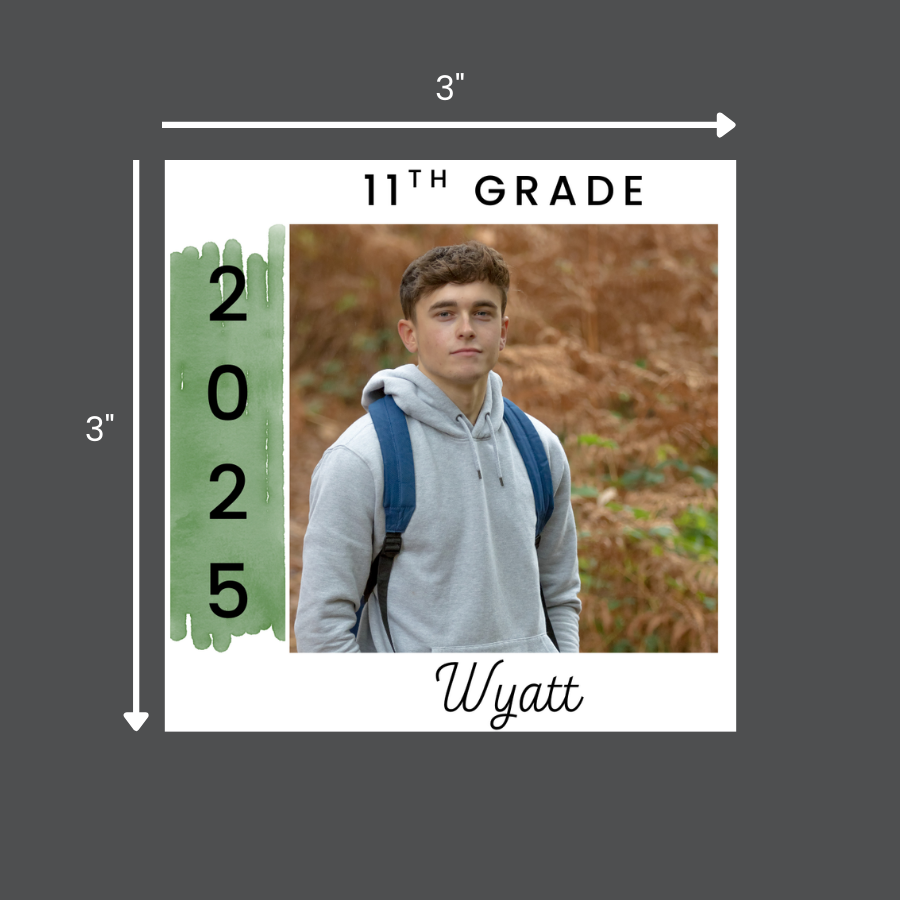 Personalized Back to School Magnet Photo Prints – Preschool through College