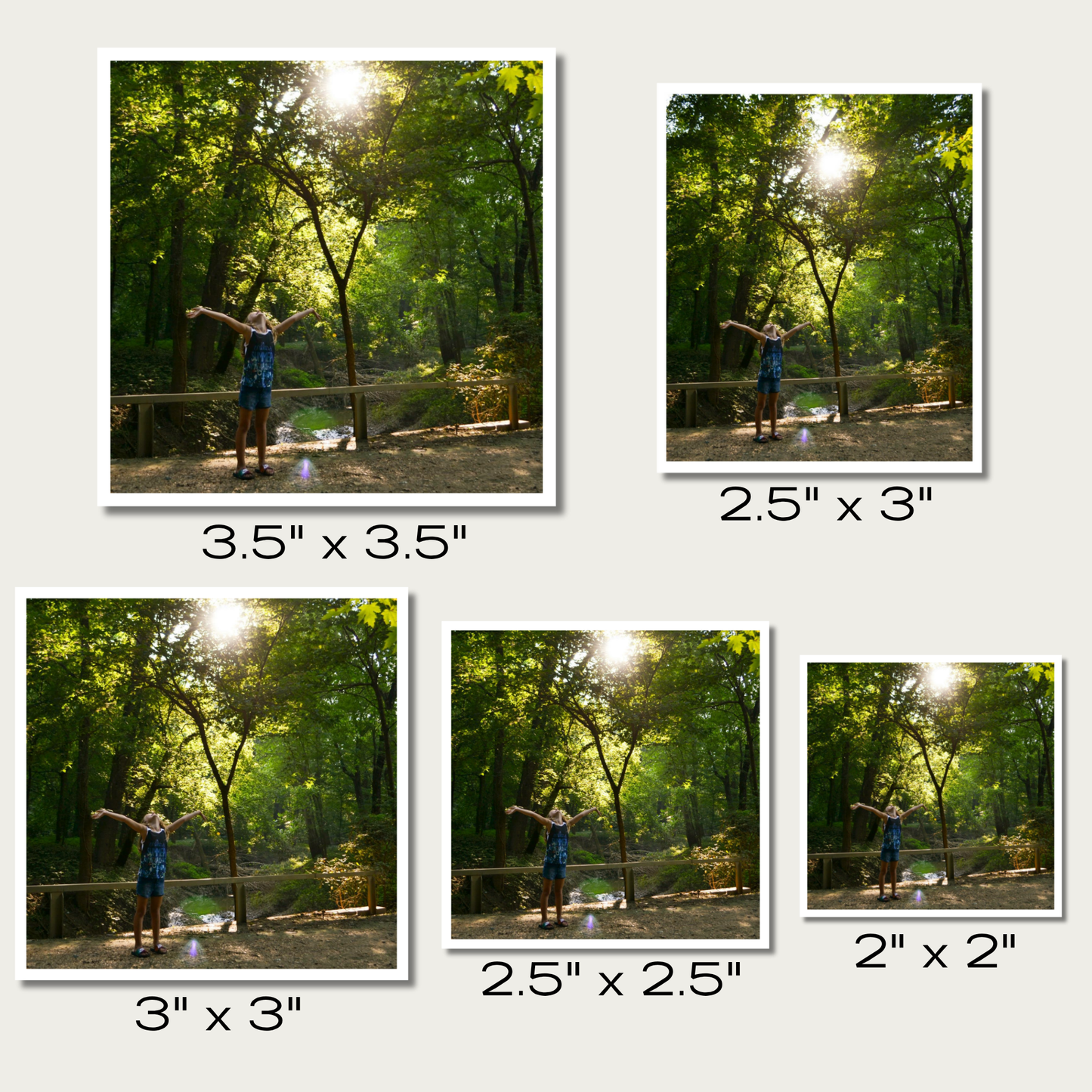 3" Square Custom Picture Magnet