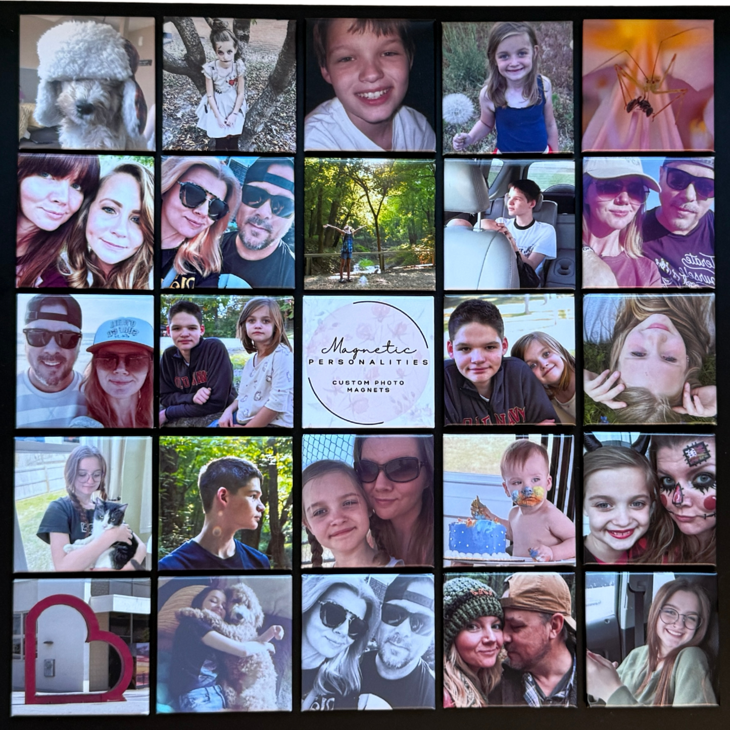 2x2 inch Square Custom Photo Magnet
