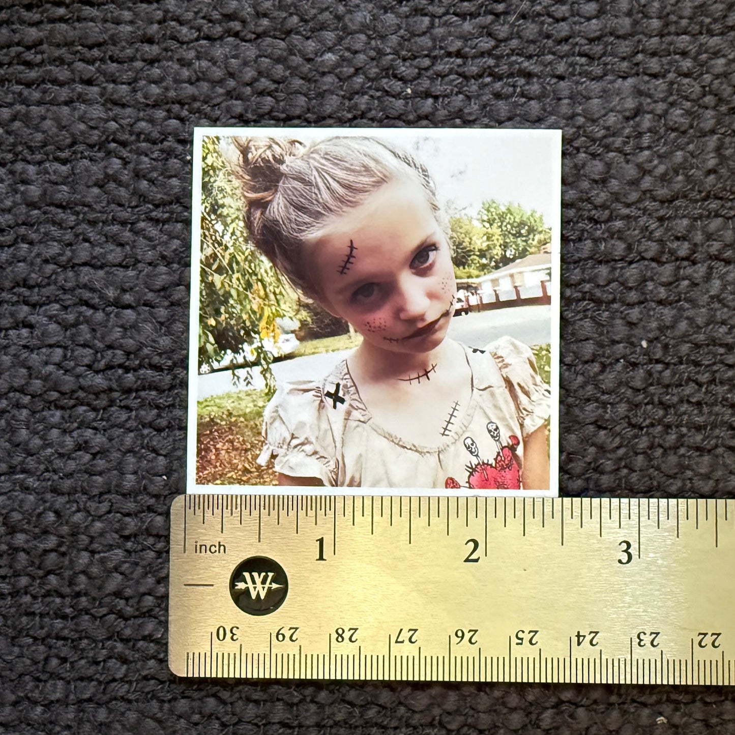 2.5" Square Custom Picture Magnet