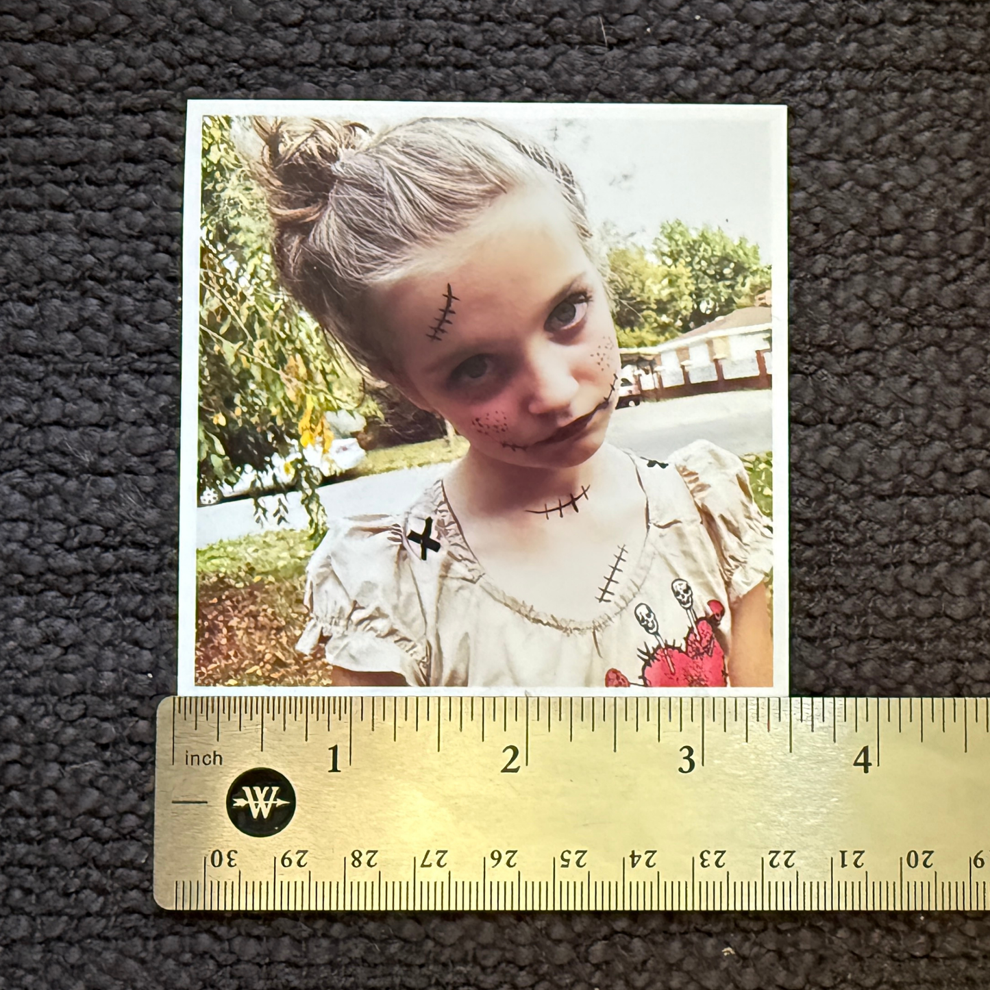3.5" Square Custom Picture Magnet