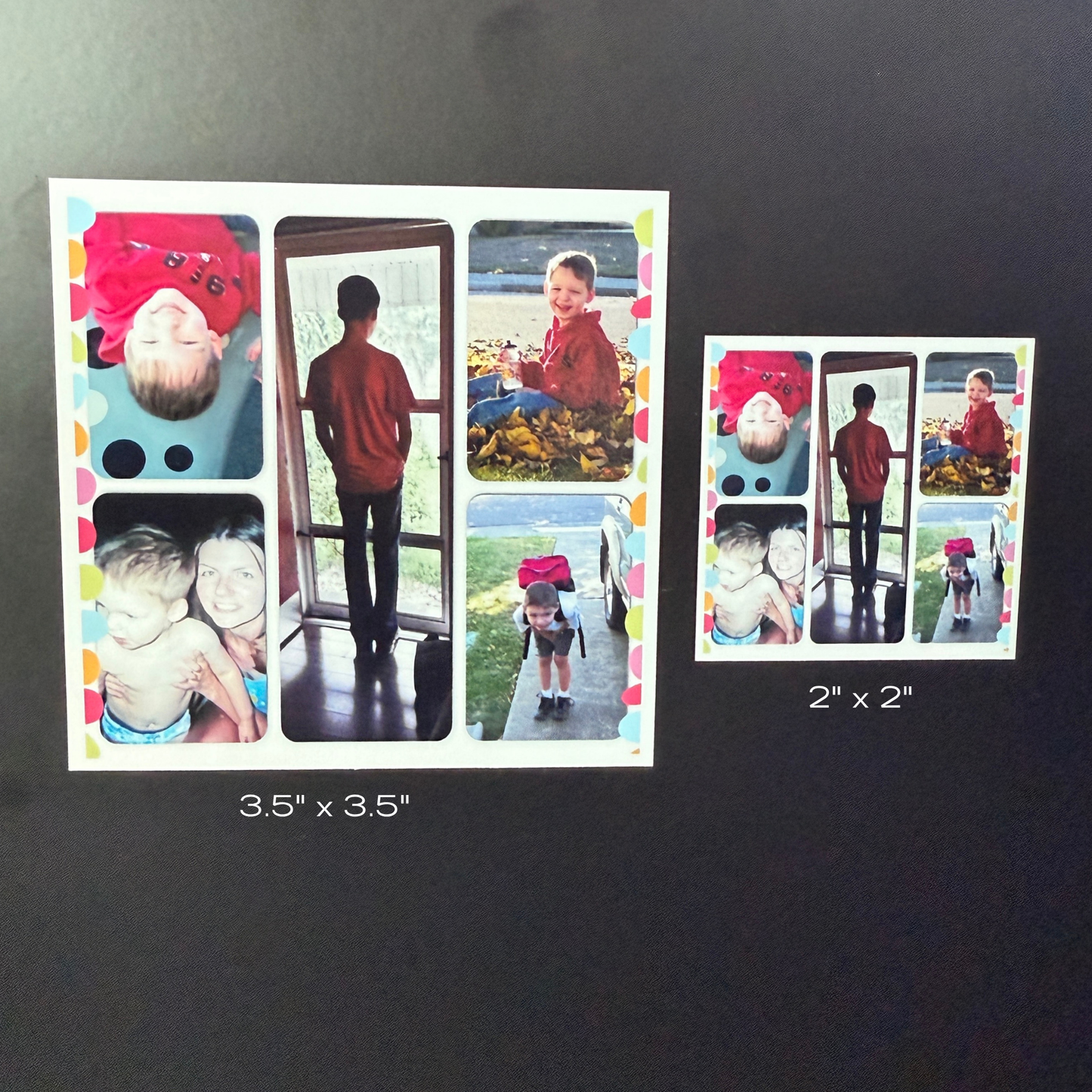 3.5" Square Custom Picture Magnet