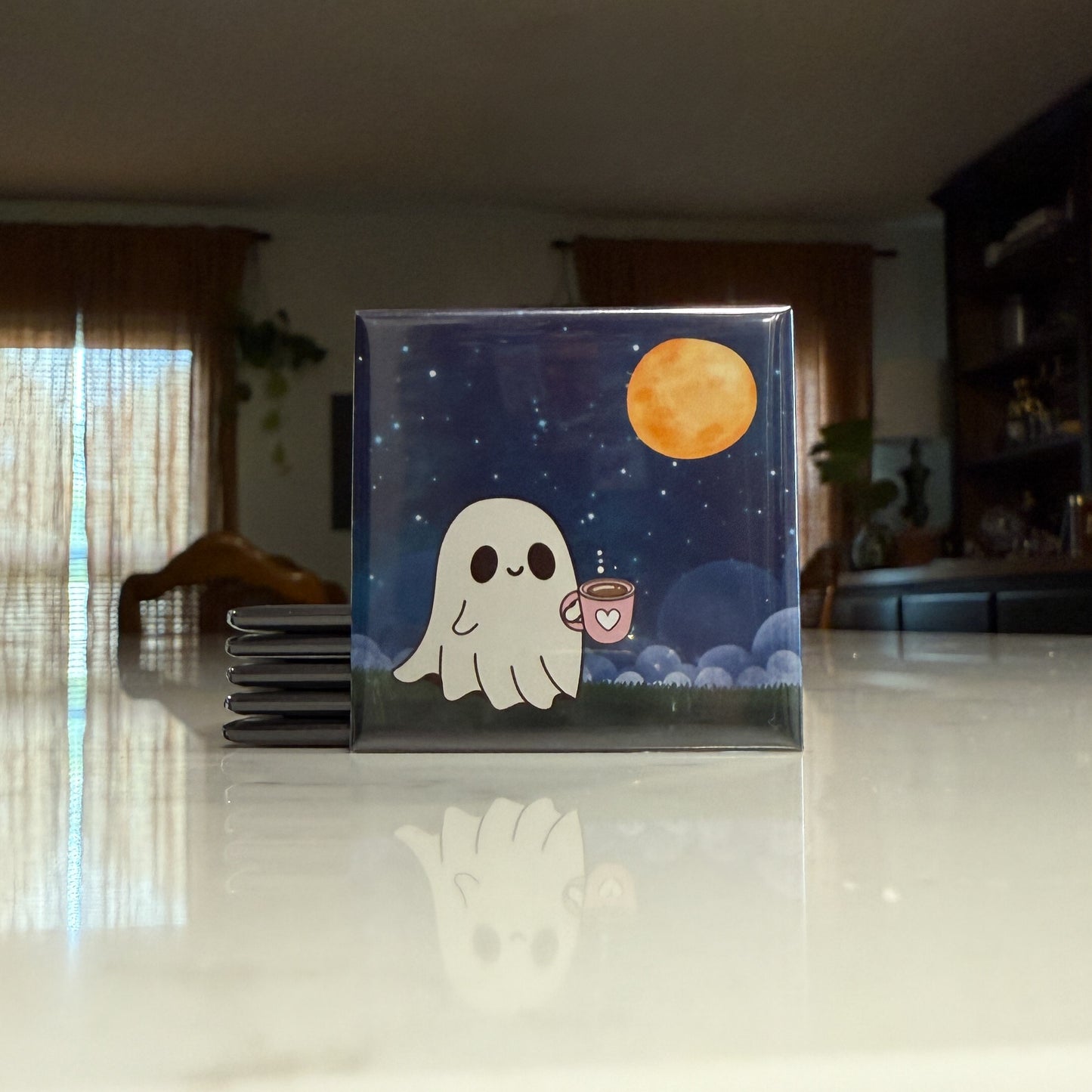 Cute Little Ghosts Magnet Set