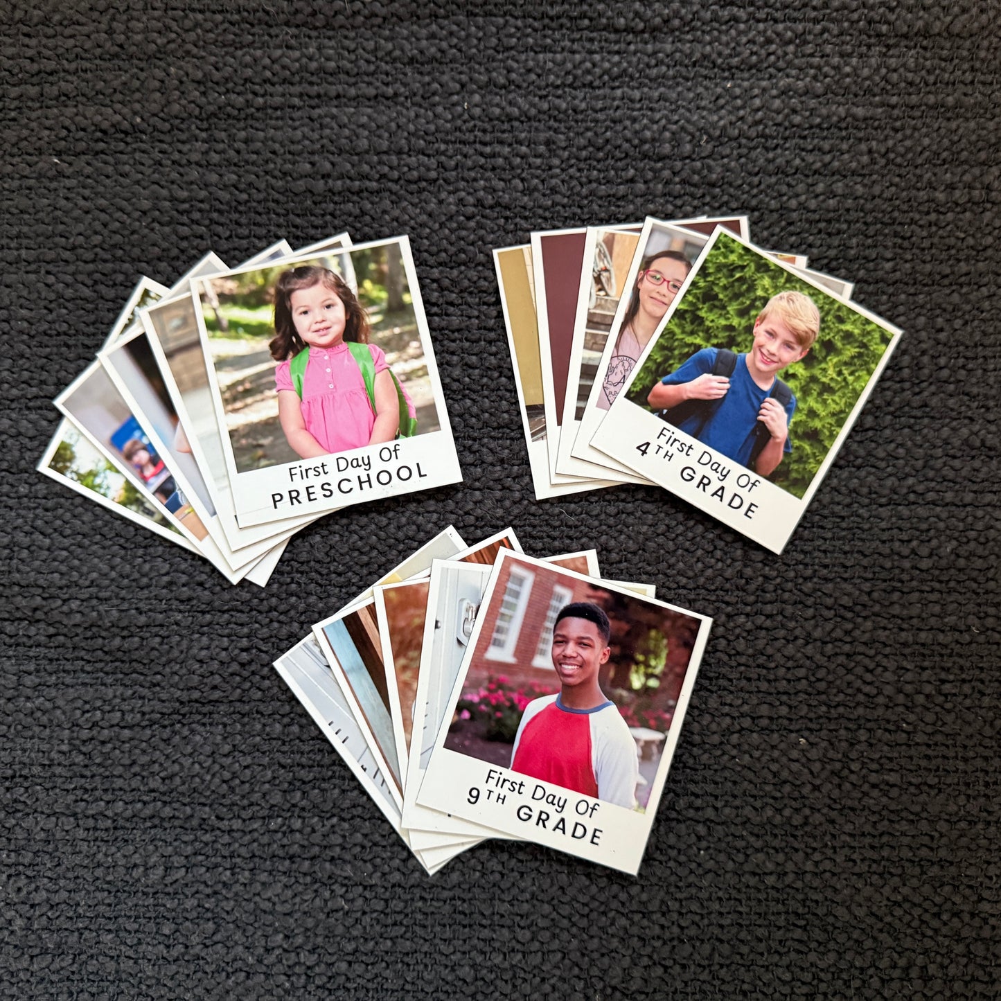 First Day of School Magnetic Photo Prints - Preschool through College