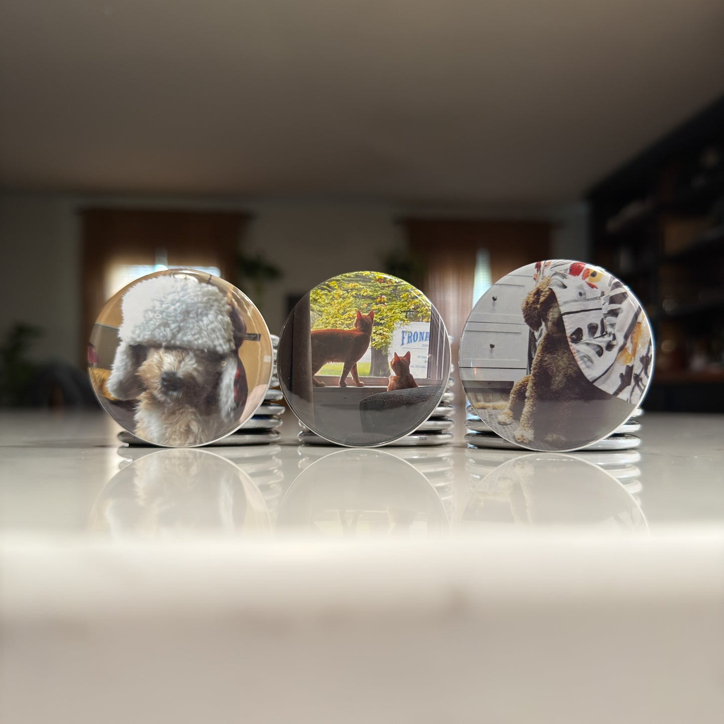 2.25 inch Round Custom Photo Magnet