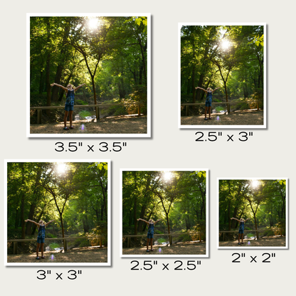 2" Square Custom Picture Magnet