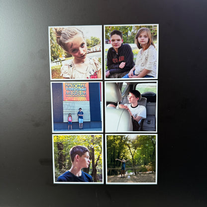 2.5" Square Custom Picture Magnet