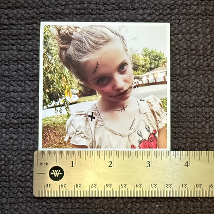 3.5" Square Custom Picture Magnet
