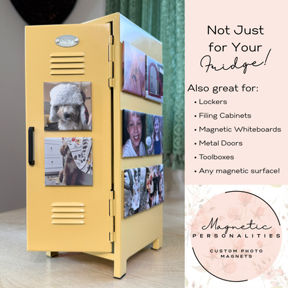 2x2 inch Square Custom Photo Magnet