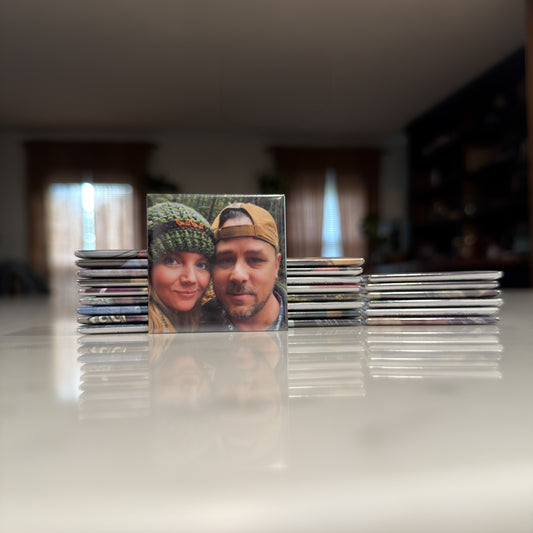 2x2 inch Square Custom Photo Magnet