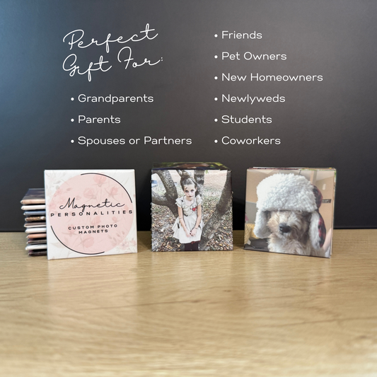 2x2 inch Square Custom Photo Magnet
