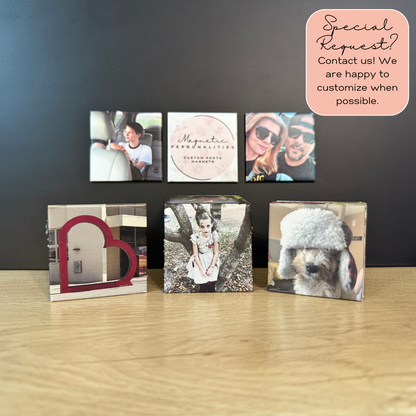2x2 inch Square Custom Photo Magnet