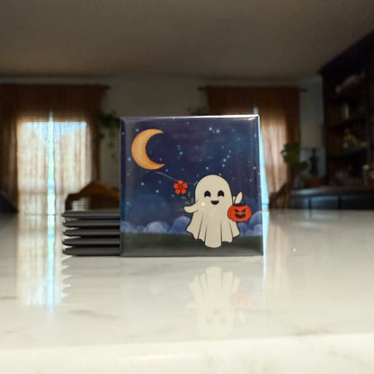 Cute Little Ghosts Magnet Set
