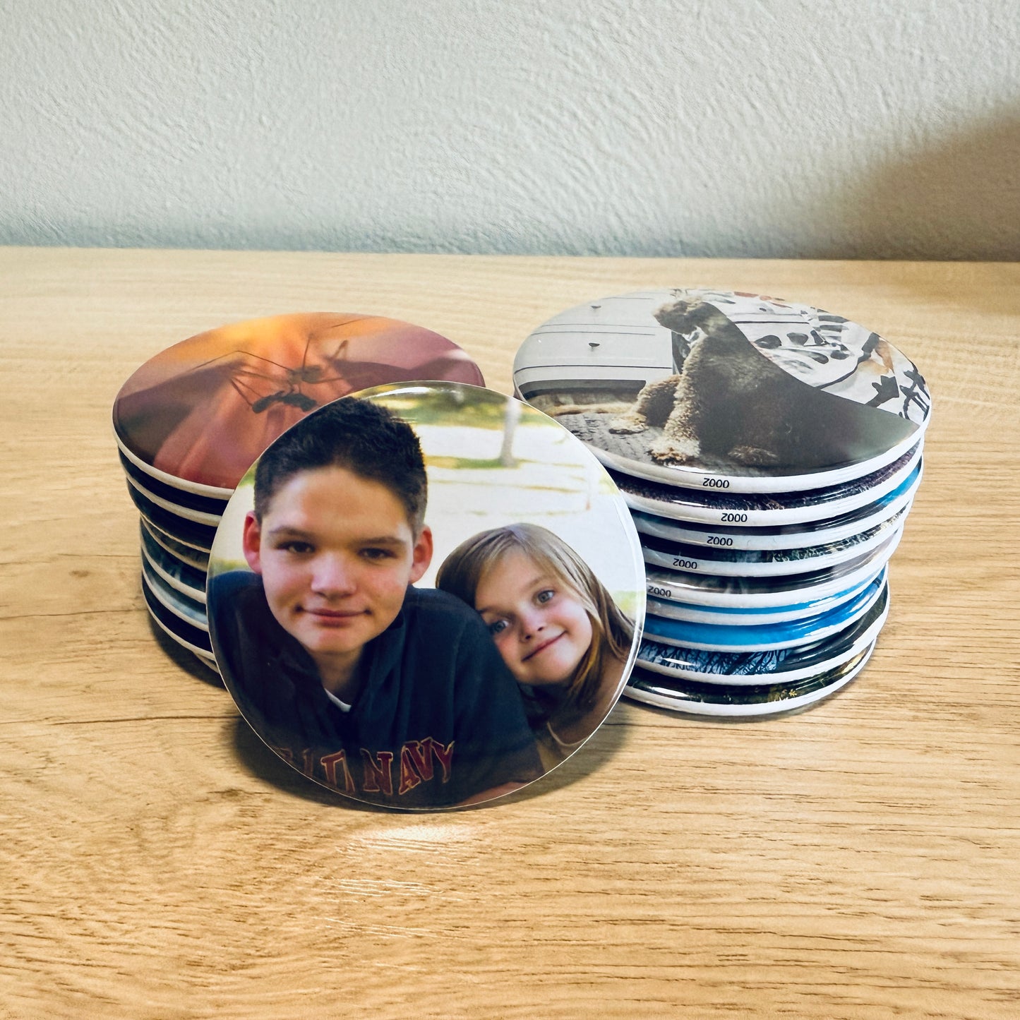 2.25 inch Round Custom Photo Magnet