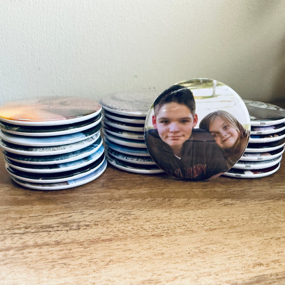 2.25 inch Round Custom Photo Magnet
