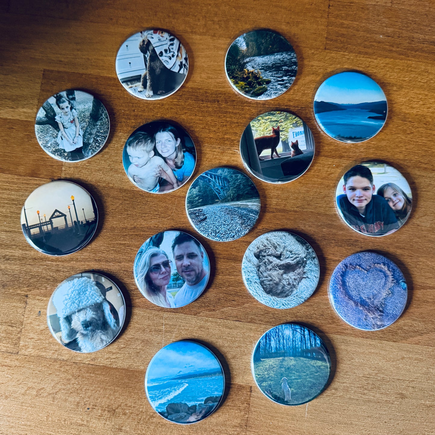 2.25 inch Round Custom Photo Magnet