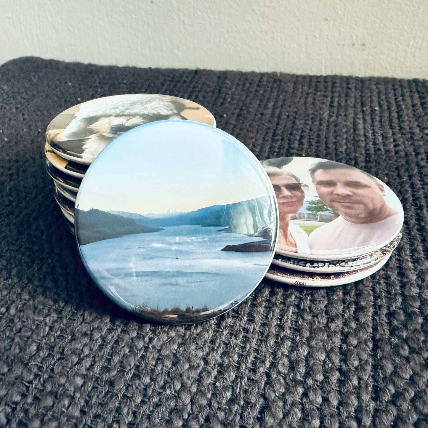 2.25 inch Round Custom Photo Magnet