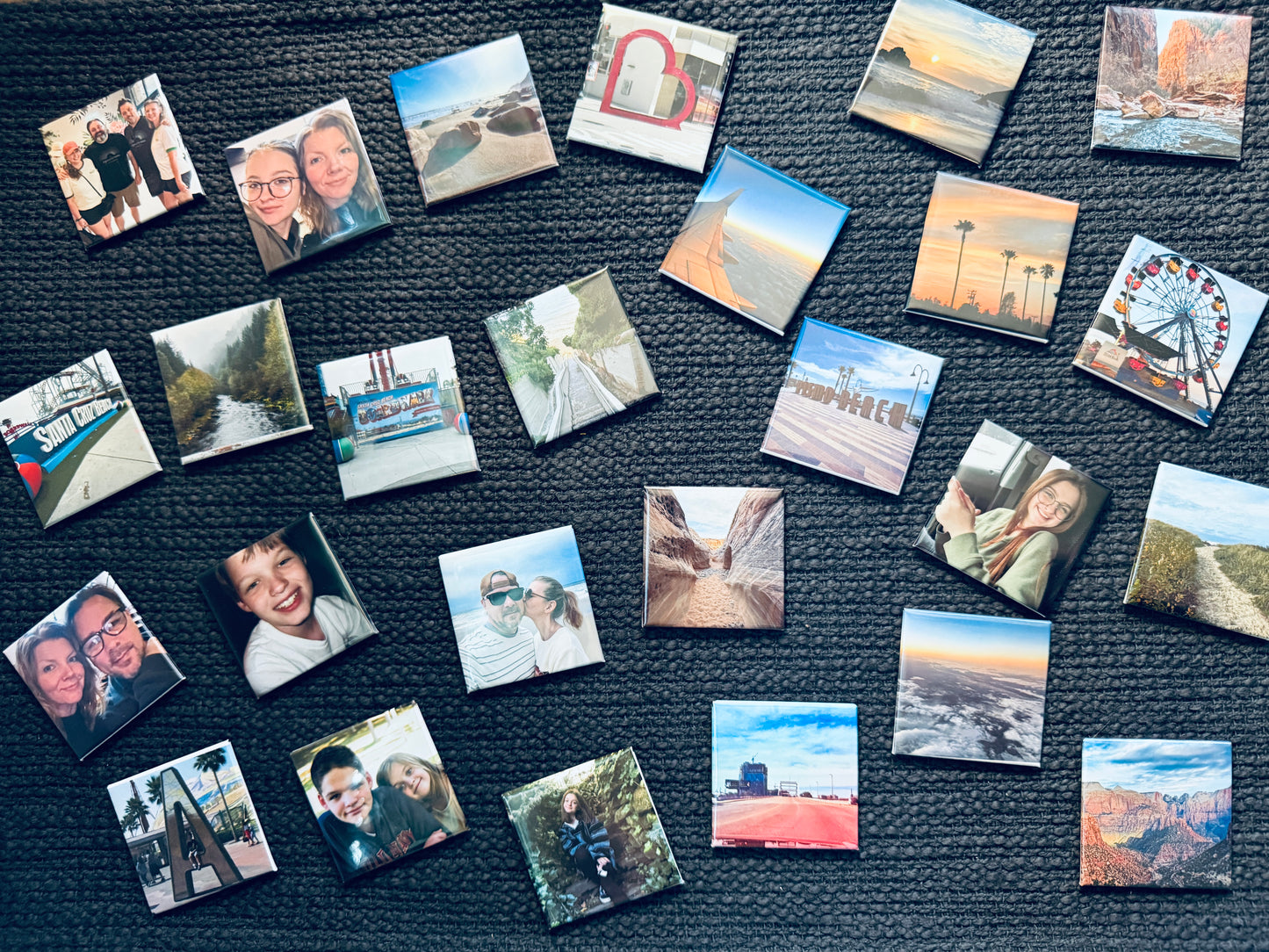 2x2 inch Square Custom Photo Magnet
