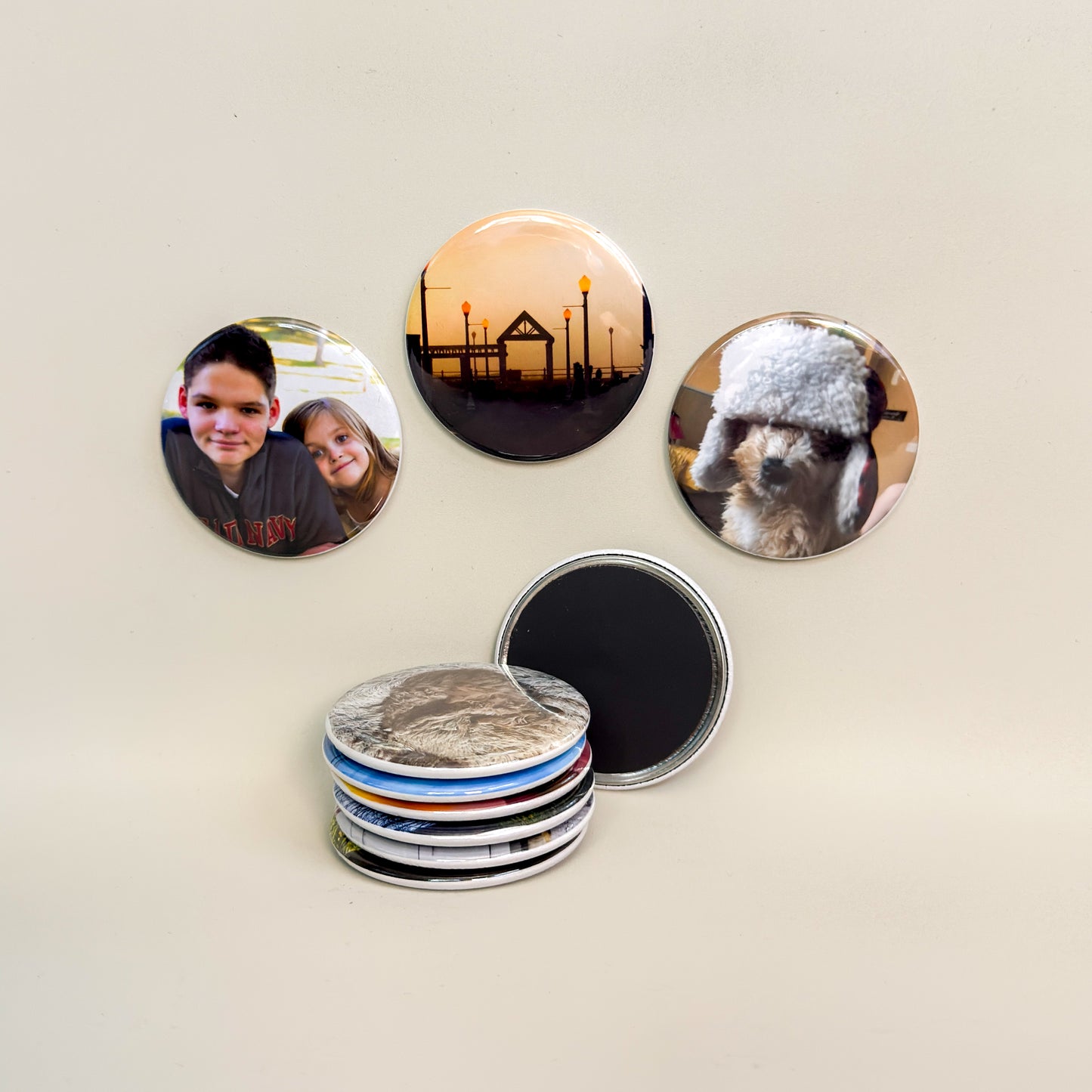 2.25 inch Round Custom Photo Magnet