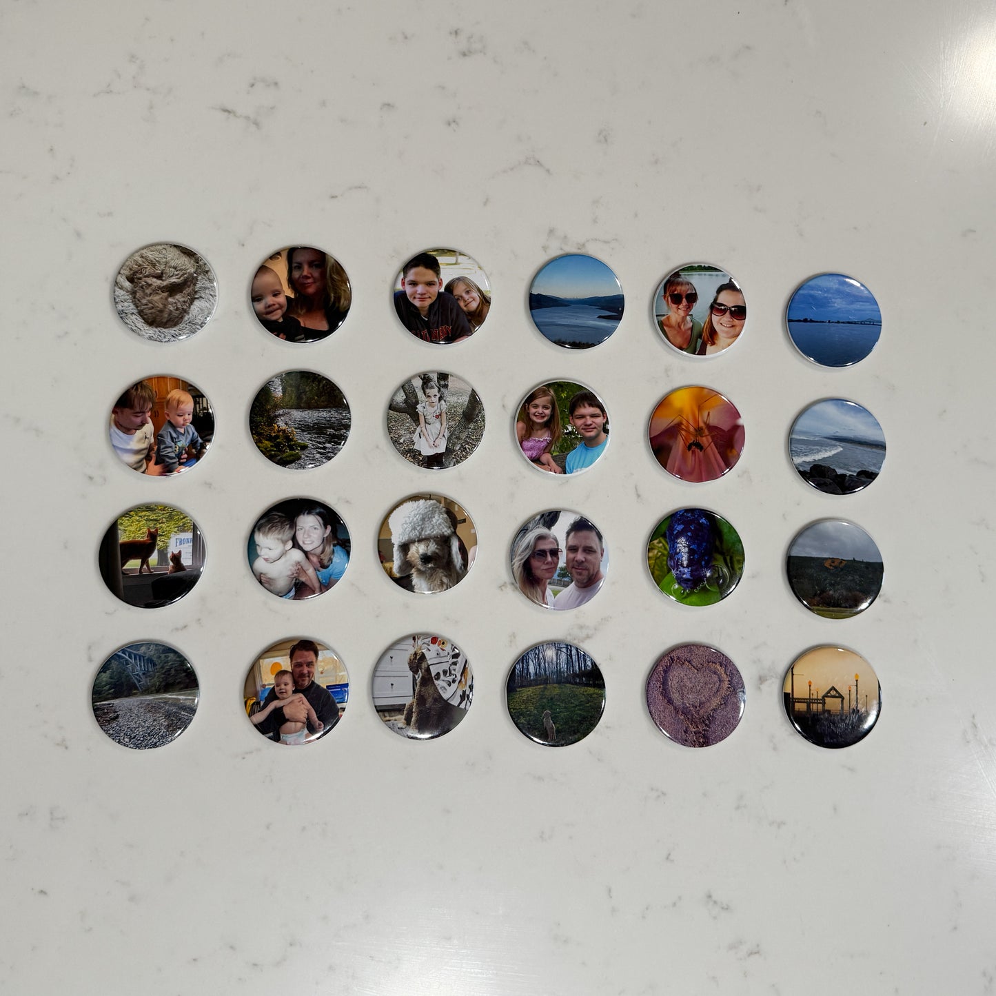 2.25 inch Round Custom Photo Magnet