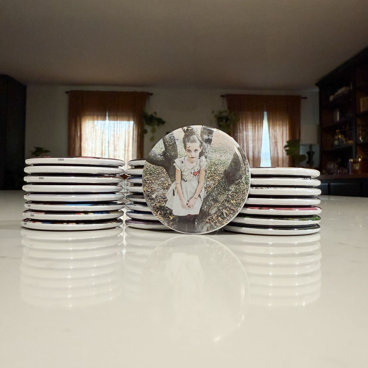 2.25 inch Round Custom Photo Magnet