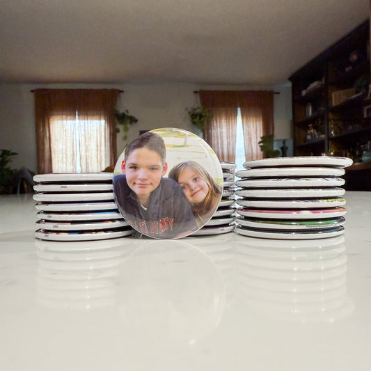 2.25 inch Round Custom Photo Magnet