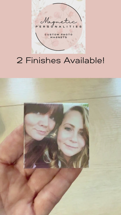 2x2 inch Square Custom Photo Magnet